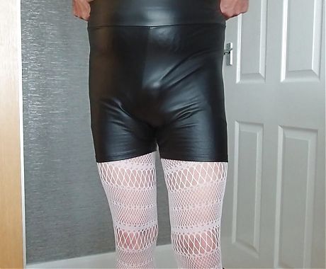 my new sexy white stockings