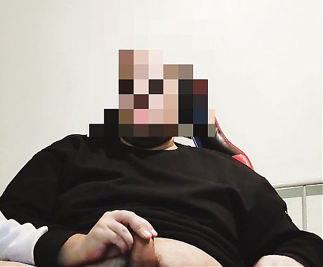 Gay chubby slut masturbation