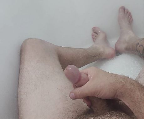 Pov shower wank and cum thick cock