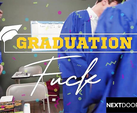 Stoked Grads Celebrate With A Train Fuck - Masyn Thorne, Jonathan Tylor, Cameron Neuton