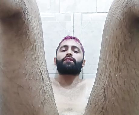 Big Dick Latino Camilo Brown Using Oil And a Vibrator In The Shower To Give Himself An Intense Prostate Orgasm
